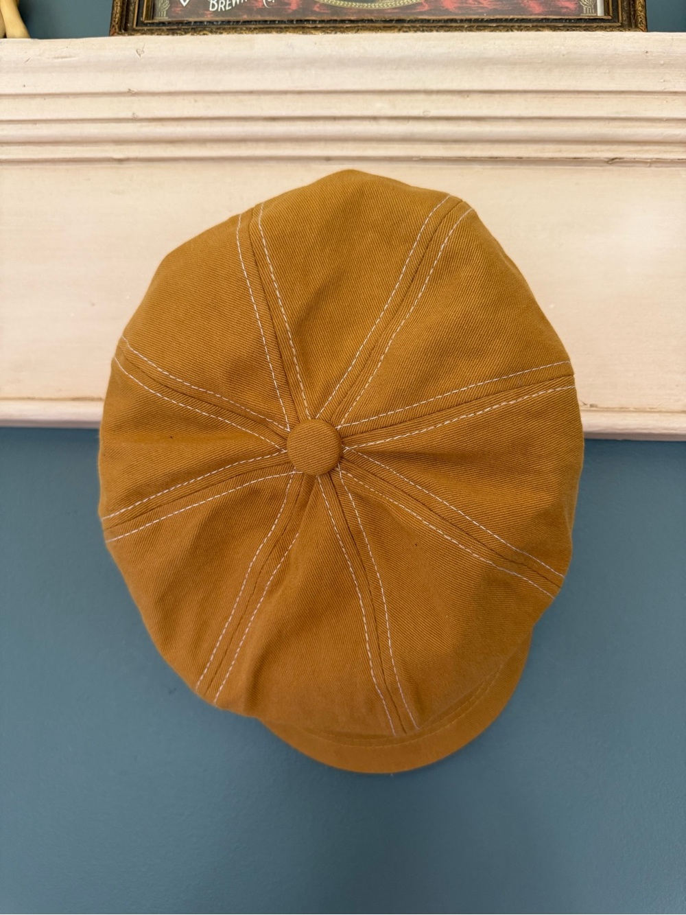 Marcus Adler Newsboy Hat mustard